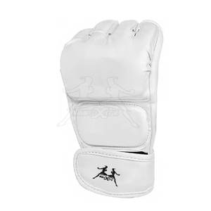 Gants MMA professionnels en cuir Pu avec logo personnalisé Gants MMA thaïlandais en cuir 100% à usage intensif - Product Image 3