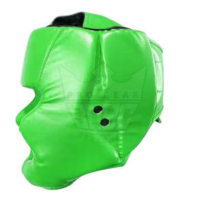 Protector de Cabeza de Cuero para Boxeo y Entrenamiento de MMA, Diseño Personalizable, Ropa Deportiva Protectora para Adultos - Product Image 3