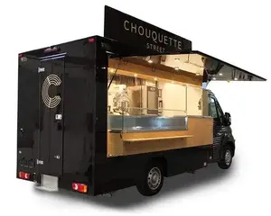 Melhor condição Food vending trailers comida máquina totalmente equipada Food Truck.