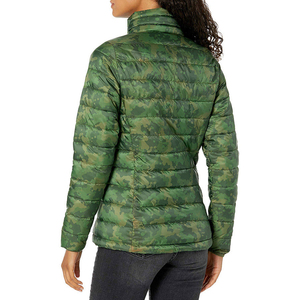 Chaqueta Acolchada de Alta Calidad al por Mayor con Impresión Personalizada de su Logotipo, Chaqueta de Invierno con Capucha Acolchada y Transpirable de Nailon para Mujer - Product Image 5