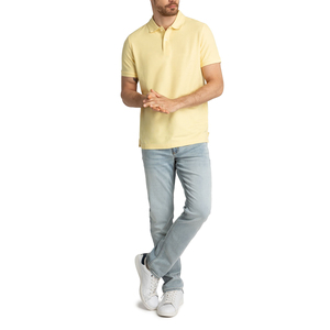 เสื้อยืดกอล์ฟบางของผู้ชาย OEM สำหรับโปโลเสื้อยืดแฟชั่นคุณภาพสูงผลิตโลโก้ออกแบบได้เองปักลายลำลองไม่ยับ - Product Image 6