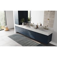Grande dalle de pierre blanche écologique, durable, imperméable et au design moderne.