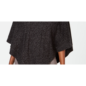 Poncho Nero con Collo a Scialle per Donna di Karen Scott, Taglia Piccola per la Stagione Autunnale - Product Image 3