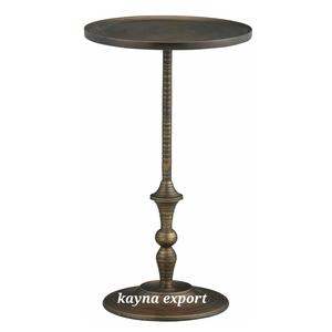 Table d'appoint en fer au design moderne, finition noire mate, revêtement en poudre, meubles de salon, utilisation à domicile ou au bureau, table basse - Product Image 3