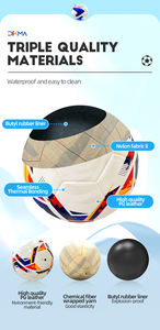 Logo personnalisé de haute qualité PU ballon de football à liaison thermique pour la compétition - Product Image 4