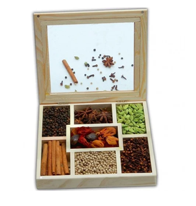 Top Vente Carré Épicé Boîte Traditionnelle Designer À La Main Boîte De Rangement Classique Élégant À La Main Décoratif pour la vente - Product Image 1