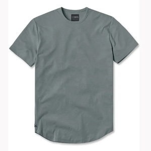 Mode fabrication extérieur été t-shirt Logo personnalisé surdimensionné fabrication lavage t-shirt hommes extérieur lavé chemise mode - Product Image 1