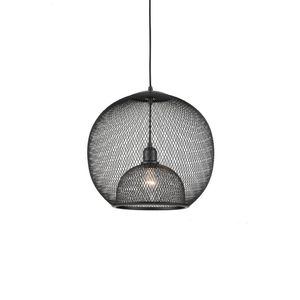 High Selling <b>Indoor</b> <b>Light</b> Pendent Lamp Elegant Look Metal Wire Designer Hanging Lamp Black Color Handmade - Product Image 4