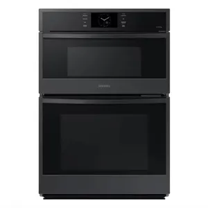 Sam-sung Bespoke 30-Inch Microwave Combination Oven with Flex Duo in Matte Black Steel