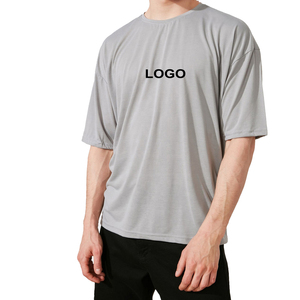 <b>TShirts</b> Oversized New Style Custom Printable Logo <b>Polyester</b> Cotton Fabric Sweatshirt Oversized Men Premium Quality Loose Stylish - Product Image 1
