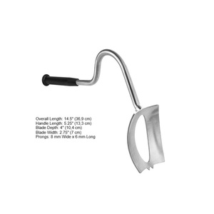 Retractor Acetabular Posterior Modificado Stowell, Instrumentos Quirúrgicos Ortopédicos para Pie y Tobillo, Juego de Instrumentos - Product Image 5