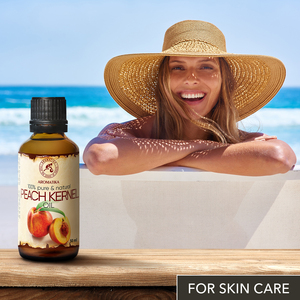 Aceite de Semilla de Durazno Prensado en Frío 50ml 100% Puro y Natural para el Cuidado de la Piel - Product Image 3