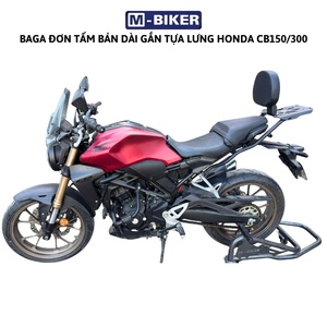 Portaequipajes Trasero con Respaldo y Bolsa Trasera para Motocicletas Honda CB150/CB300 - Product Image 4