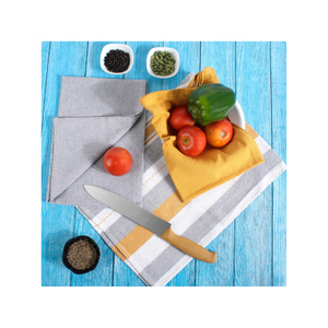 <b>Biodegradable</b> Lightweight 100% Cotton Embroidered Greyish Kitchen Towels Reusable Affordable Ideal for Professional Kitchens - Product Image 2