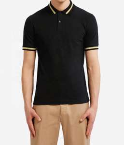 Maillot en fibre de bambou et coton de haute qualité, logo de broderie personnalisé, chemises formelles pour hommes, vêtements de sport - Product Image 6