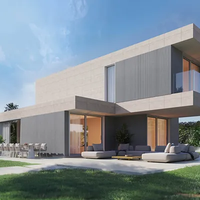 Maison préfabriquée écologique imperméable résistante au feu économiseuse d'énergie pour l'usage de famille
