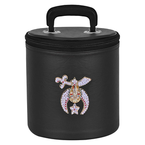 เคสเครื่องราชกกุธภัณฑ์หนังเทียมสีดำน้ำหนักเบางานปักลายมงกุฎ - Product Image 5