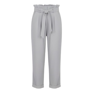 Pantalones Casuales de Trabajo para Mujer, Cierre con Cordón, Secado Rápido, Transpirables, Lisos, 100% Algodón, Cintura Media, Corte Regular, Lona - Product Image 1