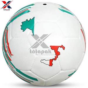 Ballon de football de qualité export, fabriqué en PVC de haute qualité, logo personnalisé, vente en gros, léger, écologique, pour l'extérieur - Product Image 4