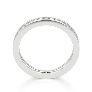 Conjunto de canal de corte redondo, banda de boda eterna para Aniversario de mujer, anillo de regalo de cumpleaños, anillo de compromiso - Product Image 3
