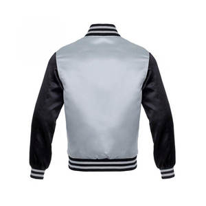 Chaqueta Varsity Ligera de Lona para Hombre, con Capucha y Acabado Satinado, para Deportes de Invierno, con Logotipo Bordado Personalizado, para Gimnasio y Running, Diferentes Tallas - Product Image 2