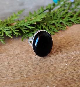 Bijoux pour femmes Bague style bohème en argent 925 Sterling Silver Black Onyx Gemstone Trending Handmade Ring Gift For Love - Product Image 4