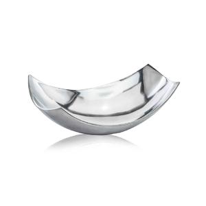 Silver Finish Modern Luxury Chocolate <b>Bowl</b> Unique Shape Iron Aluminum Fruit Serving <b>Snacks</b> <b>Bowl</b> Party Use 100% Natural Made - Product Image 6