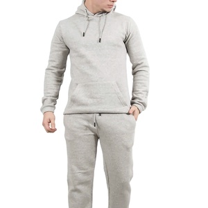 Tracksuit Men's Pullover <b>Hoodie</b> and Pants Set for Gym Training Jogging Sportswear Two Piece OEM Accepted Breathable Tracksuits - Product Image 1