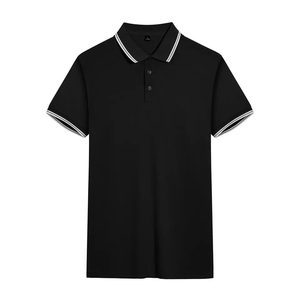 2025 polo de golf de haute qualité t-shirt unisexe hommes femmes personnalisé uni blanc 100% coton t-shirts - Product Image 3