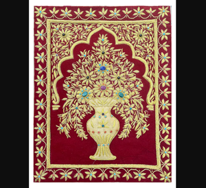 Zardozi แผงติดผนังตกแต่งห้องนั่งเล่นมีกาวในตัวขนาดพิเศษหรูหรา - Product Image 4