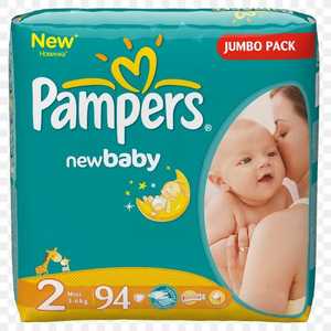 ผ้าอ้อมซุปเปอร์แพ็ค 84 ขนาด - Pampers แบบใช้แล้วทิ้ง - Product Image 1