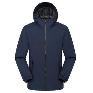 Vestes de pluie pour hommes au design personnalisé, imperméables, coupe-vent, softshell, avec capuche, pour la course à pied, la randonnée, le vélo - Product Image 1
