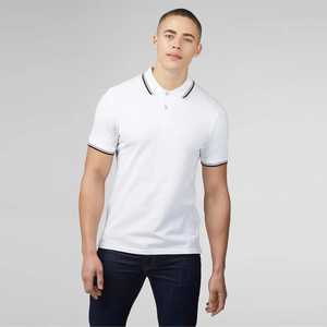 Chemises pour hommes en gros, tricotées, imprimées, personnalisées, brodées, avec poche, anti-plis, à manches courtes, en Spandex/Polyester - Product Image 5