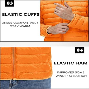 Veste matelassée Alternative au duvet d'eau Vêtements d'extérieur 2025 Vestes matelassées à bulles personnalisées de haute qualité pour hommes - Product Image 4