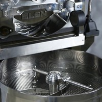 Machine à torréfier les grains de café électrique automatique industrielle LBN, garantie 1 an, acier inoxydable, fer, 1000W, gris anthracite