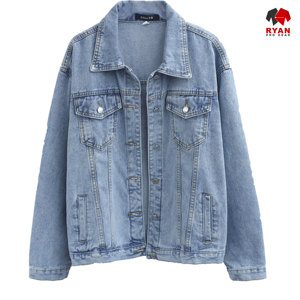 Vestes en jean personnalisées Ryan Pro Gear pour femmes, tissu respirant antibactérien avec logo personnalisé - Product Image 5