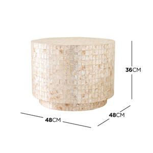 โต๊ะฝังมุกสำหรับตกแต่งบ้านเฟอร์นิเจอร์ทำมือดีไซน์ OEM สั่งได้โดยตรงจากโรงงานเวียดนาม - Product Image 2