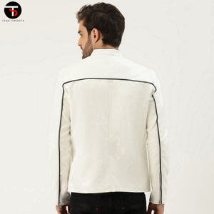 เสื้อแจ็กเก็ตหนังวัวแท้สำหรับฤดูหนาวเสื้อแจ็คเก็ตหนังแฟชั่นผลิตตามสั่ง - Product Image 2