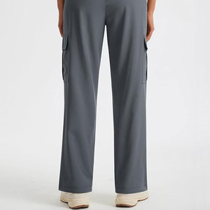 Leggings de yoga en spandex et polyester, taille haute, effet push-up, évasés, respirants, séchage rapide, écologiques, pour femmes, pour la salle de sport et l'entraînement - Product Image 3