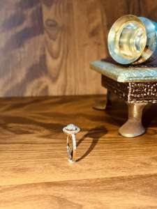 แหวนเพชรทรงกลม14K สีโรสโกลด์ธรรมชาติสำหรับ I1 SI3เครื่องประดับเพชรสวยงามขายส่งมีสไตล์ - Product Image 5