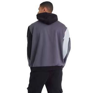 Pull à capuche tendance 100% coton pour hommes Logo personnalisé imprimé coupe surdimensionnée avec 450 GSM poids lourd pour l'hiver - Product Image 5