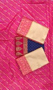 Rich Look último diseñador Banarasi Sari de seda suave con pieza de blusa sin costuras para mujeres indias y paquistaníes precio al por mayor - Product Image 3