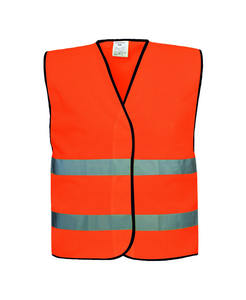 Venta al por mayor de alta visibilidad chaleco de seguridad 100% poliéster reflectante ropa de trabajo chaqueta fluorescente naranja y amarillo Unisex Gear - Product Image 1