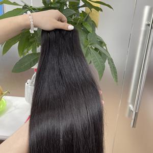 Cheveux bruts vietnamiens doublement étirés, Extension de cheveux du Vietnam, Vente en gros 100 trame de cheveux humains vietnamiens Usine du Vietnam - Product Image 6