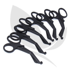 Ciseaux de traumatologie à usage intensif 7.5 Poignées roses Lames enduites de titane noir Ciseaux de traumatologie PAR INNOVAMED - Product Image 1