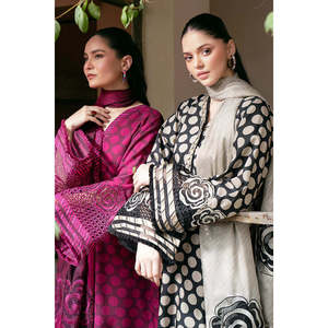 Ensemble décontracté 3 pièces -BAROQUE- pour le printemps/été : chemise imprimée, dupatta et pantalon imprimé -2513 - Product Image 6