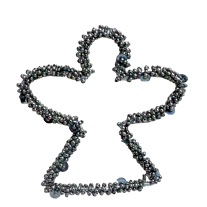 Design unique fait à la main en fer/perles suspendus décoration murale nickelage pour décoration de noël personnalisé en vrac - Product Image 1
