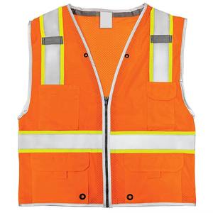 Chaqueta de Seguridad Transpirable de Poliéster para Hombre, Personalizada, de Otoño, Chaleco Reflectante de Alta Visibilidad, Impermeable, con Impresión de Logotipo - Product Image 1