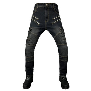 Pantalones vaqueros de motocicleta para hombre, Jeans de alta calidad con bolsillos, hechos en fábrica, precio barato - Product Image 1