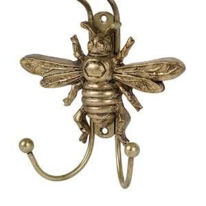 Brass <b>wall</b> hooks heavy duty decor bathroom kitchen <b>garage</b> decorative hardware sturdy rustproof <b>wall</b> mount <b>storage</b> home classic - Product Image 2